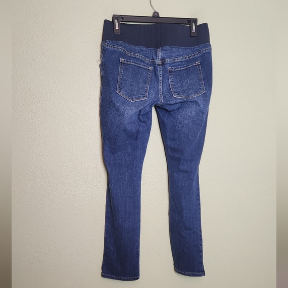 Old Navy Maternity Straight Denim Size 4 - Picture 2 of 6